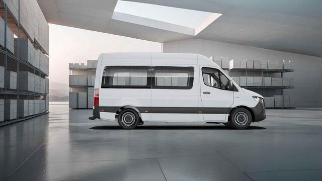 Mercedes-Benz eSprinter 314 L2 H2 RWD PRO 81kWh | Rolstoel ombouw | 115 kw Snelladen | Cruise-Controle | Achteruitrijcamera |