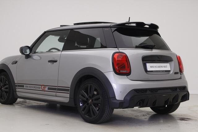 Mini COOPER 3-deurs Rockingham GT | John Cooper Works | Panoramadak | Lederen sportstoelen | Stoelverwarming | Voorruitverwarming | Achteruitrijcamera