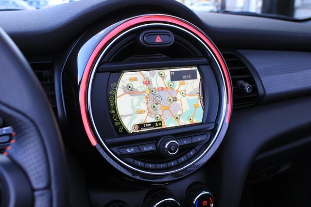 Mini COOPER Mini Cabrio 1.5 Navi | Leder | LED | Sfeerverlichting | Comfort Access | Black Trim | JCW Stuur | Zeer Netjes | Top Onderhouden