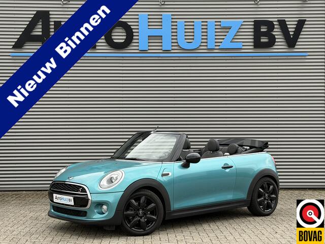 Mini COOPER Mini Cabrio 1.5 136 PK Chili Wired Pakket LED Navi Pro PDC Union Jack Dak Stoelverwarming DAB Keyless Entry