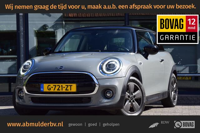 Mini COOPER 3-Deurs 1.5 136PK | Org. NL | BOVAG Garantie | DAB | LED koplampen en Achterlichten | Cruise Control | Airconditioning | Voorruitverwarming | 16'' Velgen met All Season Banden |