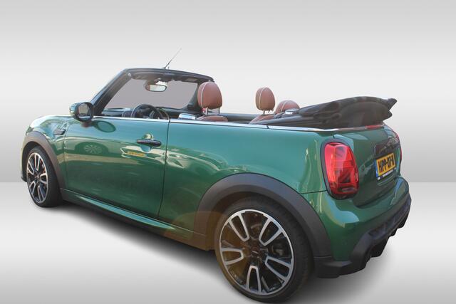 Mini COOPER Cabrio 1.5 John Cooper Works l Britisch racing green l Chester bruin leer l PDC l Stoelverwarming l H/K Geluid l Head-up display l Lendesteun verstelbaar l Premium pakket l Keyless entry – foto 4