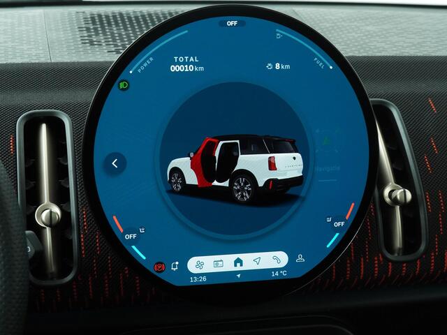 Mini COUNTRYMAN C John Cooper Works XL |Glazen Panoramadak|Trekhaak|Achteruitrijcamera|Head up display|