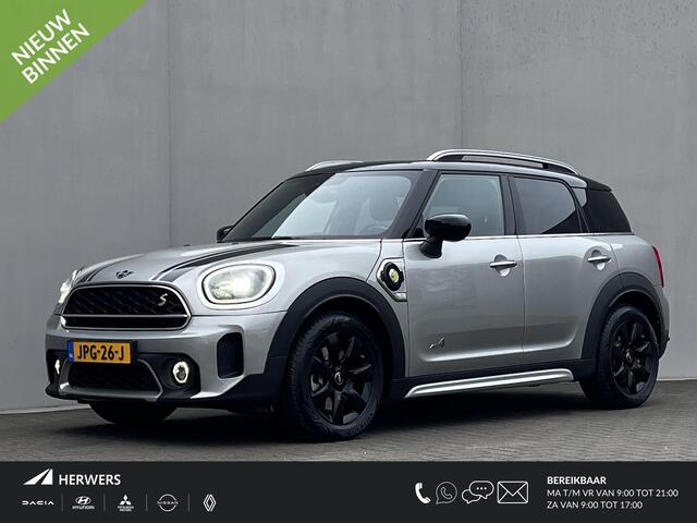 Mini COUNTRYMAN Cooper S E ALL4 AT / Plug-In / EAER 52 km / Leder / Navigatie / Elektrische klep / Elektrische stoelen / Adaptieve CC / Apple Carplay Android / Camera / 17" LM wielen met All Season banden /