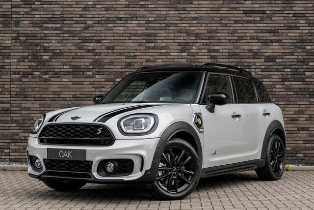 Mini COUNTRYMAN 1.5 Cooper SE Hybride ALL4 JCW-Trim | Navigatie | Panorama | Half Leder | Camera | Head-Up | 18"LM | White Silver