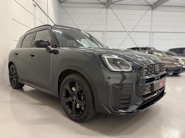 Mini COUNTRYMAN 1.5 C JCW XL LEGEND-GREY/PANO/JCW-LEER+MASSAGE/H&K/HEAD-UP/ADAPTIVE-ONDERSTEL/360CAMERA/ACC/KEYLESS/CARPLAY/MEMORY/19"JCW BLACK/EL.TREKHAAK/BLACK-PACK/UNIEKE AUTO/BTW-AUTO