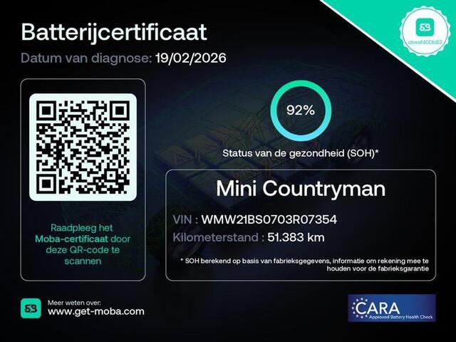 Mini COUNTRYMAN 2.0 Cooper SE ALL4 | SOH 92% | Uniek | Full Option | Pano | H&K