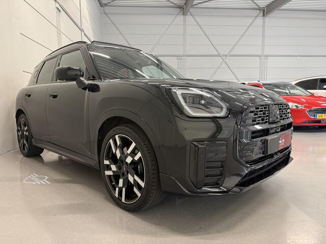 Mini COUNTRYMAN 1.5 C JCW XL PANO/EL.TREKHAAK/JCW-LEER+MASSAGE/20"JCW/H&K/HEAD-UP/ADAPTIVE-ONDERSTEL/360CAMERA/ACC/KEYLESS/CARPLAY/MEMORY/BLACK-PACK/FABRIEKS-GARANTIE T/M 03-2028/BTW-AUTO