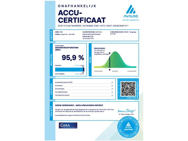 Mini Electric Mini MINI Yours 33 kWh | SoH 95,9% | 3 fase | Camera | Cruise Control | Panoramadak!