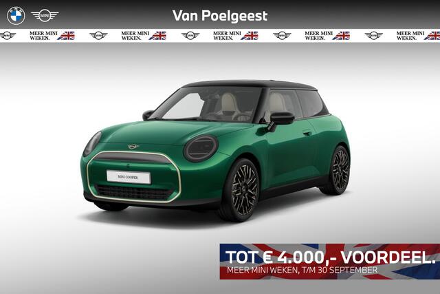 Mini Electric Cooper 3-deurs Cooper E Favoured L 40.7 kWh | 18 Inch Night Flash Spoke 2-tone | Meer MINI Weken 4000