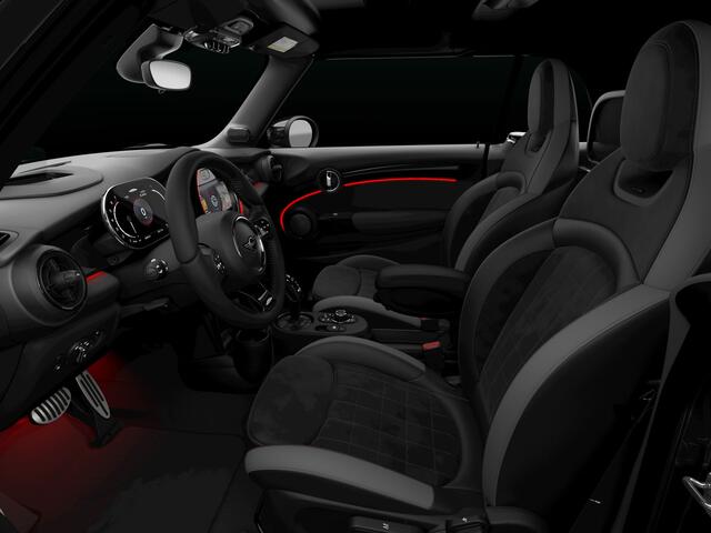 Mini John Cooper Works Cabrio 2.0 F1 Aut. | Navi | Schaalstoelen | H&K | Head-Up | ACC | Camera | 18"LM | Midnight Black
