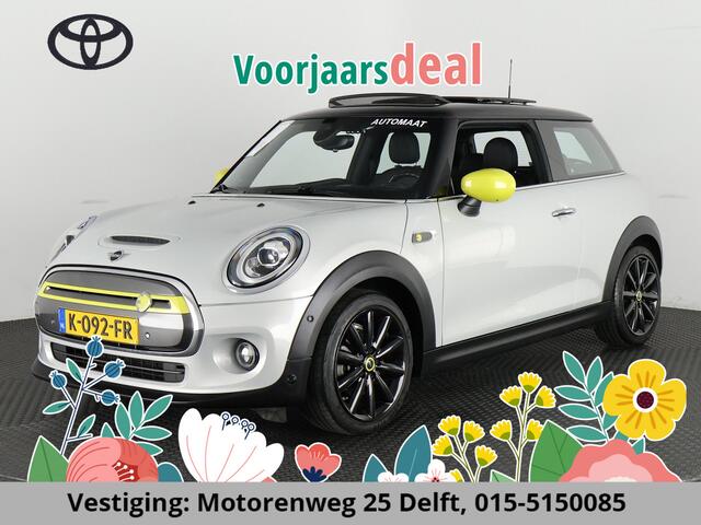 Mini MINI YOURS 33 KWH.1e EIG ACCU 98 % !! BIJNA 2021. SCHUIFDAK. LEDER . GARANTIE TOT 2 JAAR *!