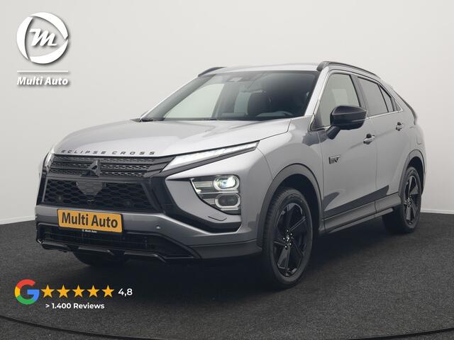Mitsubishi ECLIPSE Cross 2.4 Black Edition Plug In Hybrid 188pk Dealer O.H. PHEV | 360 Camera | Adaptive Cruise | Alcantara Sportstoelen & Stuur Verwarmd | Blis | Keyless | Navigatie | DAB |