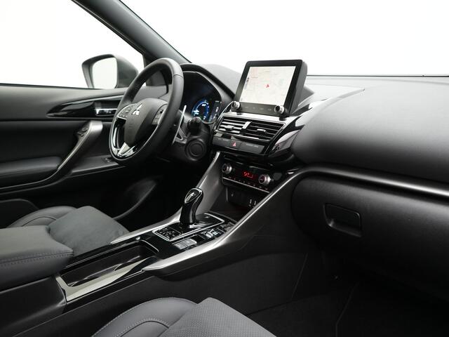 Mitsubishi ECLIPSE Cross 2.4 Black Edition Plug In Hybrid 188pk Dealer O.H. PHEV | 360 Camera | Adaptive Cruise | Alcantara Sportstoelen & Stuur Verwarmd | Blis | Keyless | Navigatie | DAB |