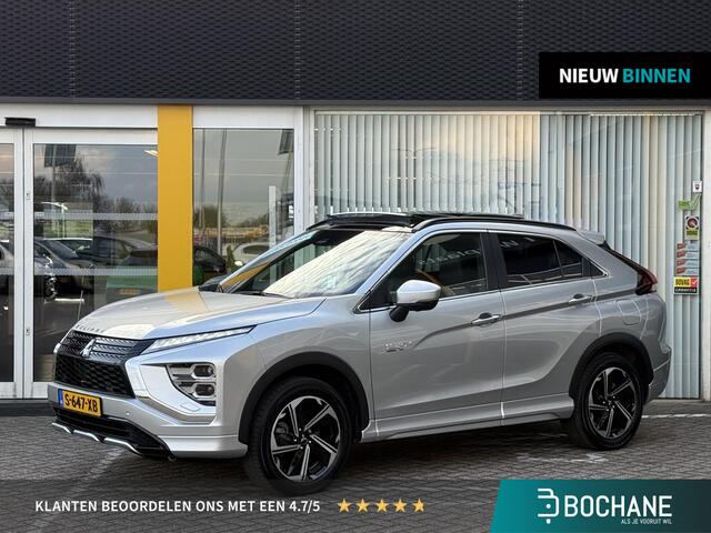 Mitsubishi ECLIPSE Cross 2.4 PHEV Instyle | NAP | Trekhaak | Panorama-dak | Heads-up display | Leer | Stoelverwarming | Navigatie | Elektrisch verstelbare stoelen |