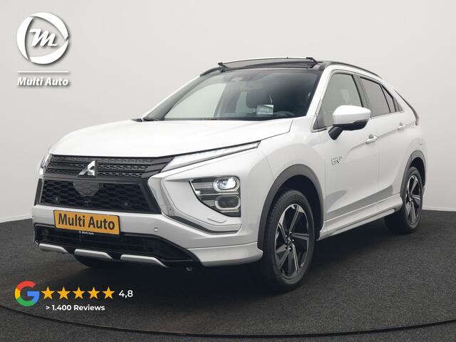 Mitsubishi ECLIPSE Cross 2.4 Instyle PHEV 188pk Dealer O.H | Trekhaak Afn. | Panodak | Adaptive Cruise | 360 Camera | Lederen Sportstoelen & Stuur Verwarmd | Keyless | Apple Carplay | Blis | Navigatie | Lane Assist | Plug In Hybrid