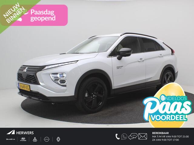 Mitsubishi ECLIPSE Cross 2.4 PHEV Black Edition / 360 Camera / Stoel en Stuurverwarming / Adaptieve Cruise / Dodehoek Detectie / Dealeronderhouden / 1ste Eigenaar / NL Auto / 1500KG Trekgewicht /