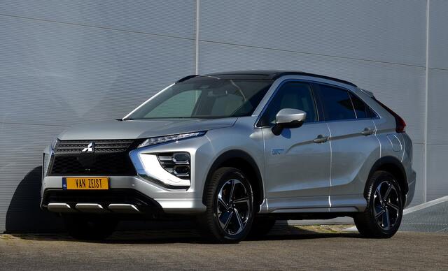 Mitsubishi ECLIPSE Cross PHEV 2.4 INSTYLE 4WD | PLUG IN HYBRID | SoH 87% | V2H | FULL OPTIONS | LEDER | PANORAMADAK | ADAPTIEF CRUISE | ALL SEASON BANDEN | TREKHAAK 1500KG | DODEHOEK ASSISTENT | 360 CAMERA | FABRIEKSGARANTIE TOT 24-11-20
