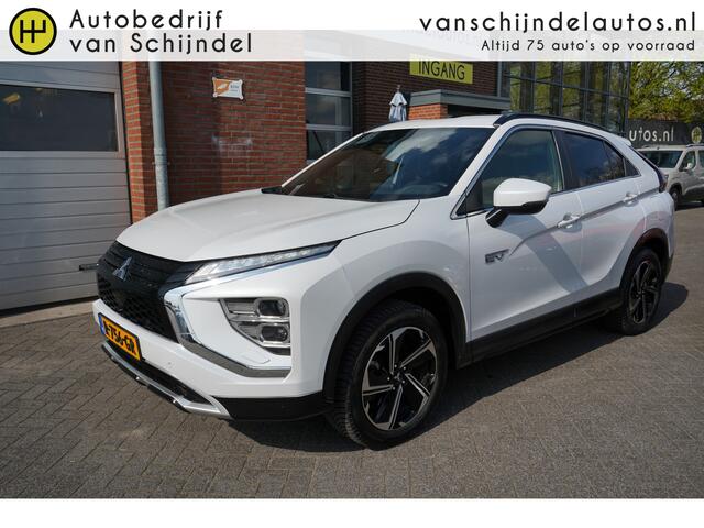 Mitsubishi ECLIPSE Cross 2.4 PHEV Intense+ CAMERA - NAVI - CARPLAY / ANDROID - LEDER/ALCANTARA - STOELVERWARMING - TREKHAAK - PDC V+A - 18INCH LMV - DAB - CRUISE - CLIMA - PRIVACYGLAS - CHROOM - KEYLESS - ELEKTR STOEL