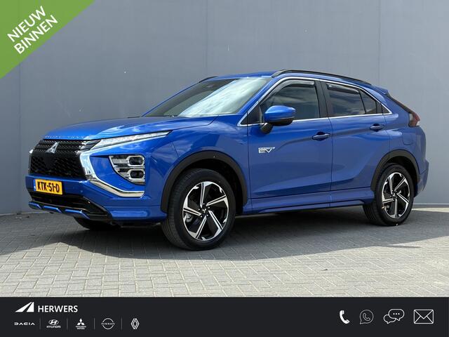 Mitsubishi ECLIPSE Cross 2.4 PHEV Black Edition / Fabrieksgarantie tot 11-2030* / Dealer onderhouden / Afneembare trekhaak / Stuur-, stoel- & achterbankverwarming / 18" LM wielen /