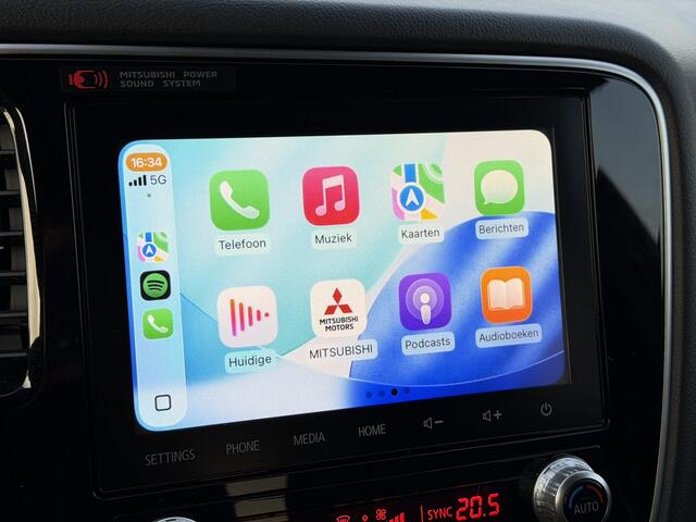 Mitsubishi OUTLANDER 2.4 PHEV Instyle / Fabrieksgarantie tot 11-2028 / Dealer Onderhouden /Adaptieve Cruise / Lederen Bekleding / Navigatie via AppleCarplay & Android auto / Stoel + Stuurverwarming / 360 Camera / Elektr. Stoelen / Elektr. Achterklep /