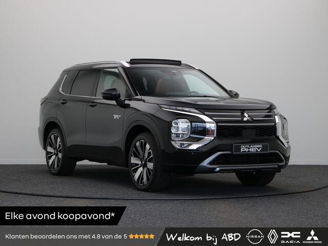 Mitsubishi OUTLANDER 2.4 PHEV Instyle+ | Trekhaak | Bruin lederen bekleding | Yamaha audio | Panoramadak | Stoelmassage |