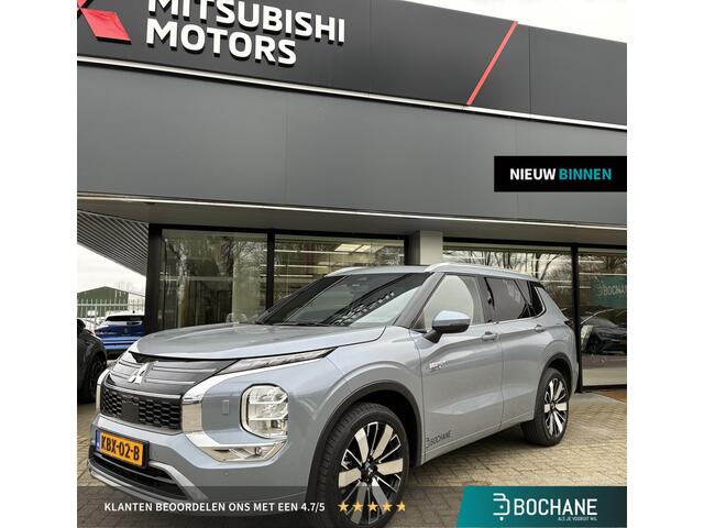 Mitsubishi OUTLANDER 2.4 PHEV Instyle DEMO ( beschikbaar per 09-2026 ) | Lederen bekleding | Elektrisch verstelbare voorstoelen | Verwarmbare stoelen voor- en achter | Elektrisch panoramadak | 3-zone Climate Control | 8 jaar fabrieksgarantie