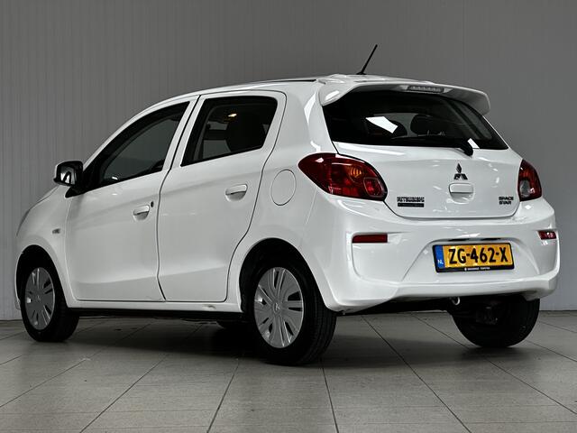 Mitsubishi SPACE STAR 1.0 Cool+/ Airco/ C.V. Afstand/ Elek. ramen/ Isofix/ Radio-CD AUX & USB/ Dagrijverl./ Dakspoiler.
