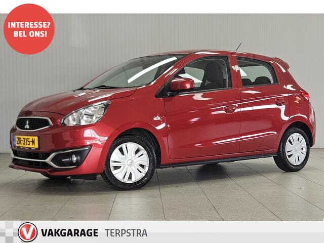 Mitsubishi SPACE STAR 1.0 Cool+/ Airco/ C.V. Afstand/ Elek. Pakket/ Isofix/ Radio- AUX & USB/ Dagrijverl./ Dakspoiler/ Metallic lak.