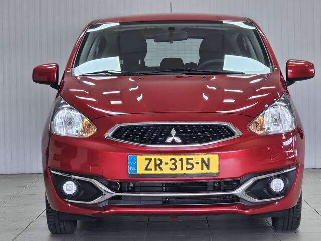 Mitsubishi SPACE STAR 1.0 Cool+/ Airco/ C.V. Afstand/ Elek. Pakket/ Isofix/ Radio- AUX & USB/ Dagrijverl./ Dakspoiler/ Metallic lak.