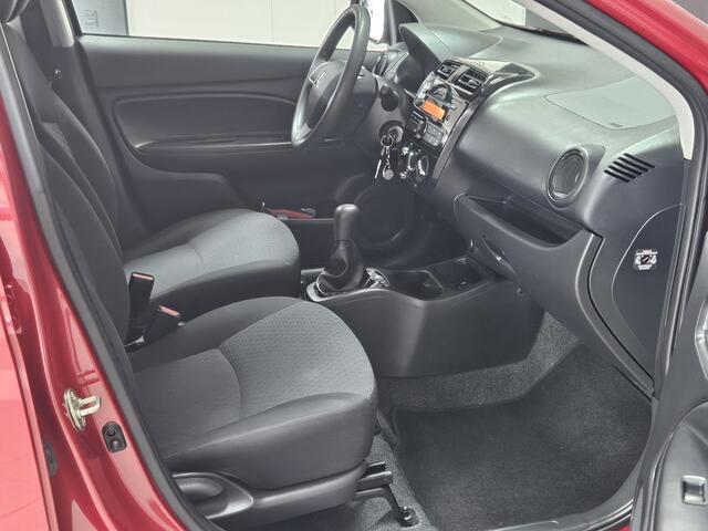 Mitsubishi SPACE STAR 1.0 Cool+/ Airco/ C.V. Afstand/ Elek. Pakket/ Isofix/ Radio- AUX & USB/ Dagrijverl./ Dakspoiler/ Metallic lak.