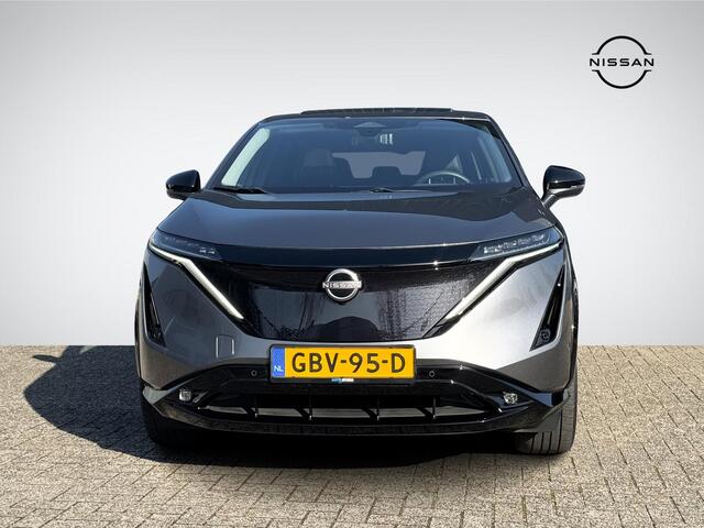 Nissan Ariya e-4ORCE Evolve 91 kWh | Panoramadak | 20'' Velgen | Adapt. Cruise Control | Geheugenstoel | Stuur- + Stoelvewarming | Digitale Binnenspiegel | Rijklaarprijs!