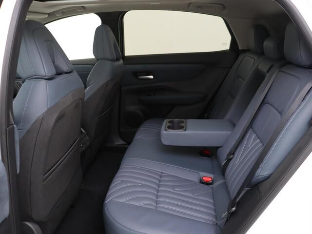 Nissan Ariya Evolve 87kWH 242PK | Schuif/kanteldak | Leder | Draadloze Apple Carplay & Android Auto | Elektrisch Verstelbare Stoelen | Stoel/Stuurwiel Verwarming | 20'' Inch Velgen | Tot ¤20.000 korting