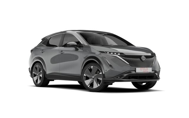 Nissan Ariya 87 kWh Batterij 242 1AT Evolve + 20" lichtmetalen velgen | 12.3" dubbel TFT-scherm | 19" lichtmetalen velgen + aerocover | 20" lichtmetalen velgen met aero cover