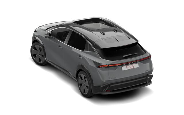 Nissan Ariya 87 kWh Batterij 242 1AT Evolve + 20" lichtmetalen velgen | 12.3" dubbel TFT-scherm | 19" lichtmetalen velgen + aerocover | 20" lichtmetalen velgen met aero cover