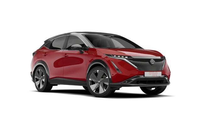 Nissan Ariya 87 kWh Batterij 242 1AT Evolve + 20" lichtmetalen velgen | 12.3" dubbel TFT-scherm | 19" lichtmetalen velgen + aerocover | 20" lichtmetalen velgen met aero cover