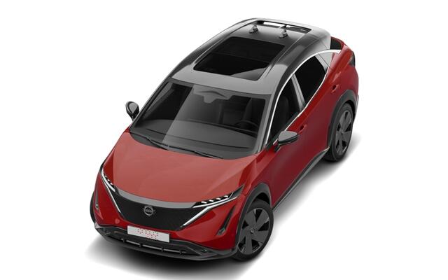 Nissan Ariya 87 kWh Batterij 242 1AT Evolve + 20" lichtmetalen velgen | 12.3" dubbel TFT-scherm | 19" lichtmetalen velgen + aerocover | 20" lichtmetalen velgen met aero cover
