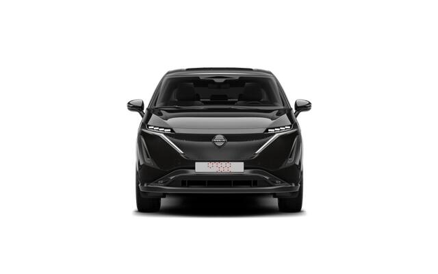 Nissan Ariya 63kWh Batterij 217 1AT Evolve + 20" Lichtmetalen velgen & aerocover + 22kW ingebouwde lader | 12.3" dubbel TFT-scherm | 19" lichtmetalen velgen + aerocover | 20" lichtmetalen velgen met aero cover