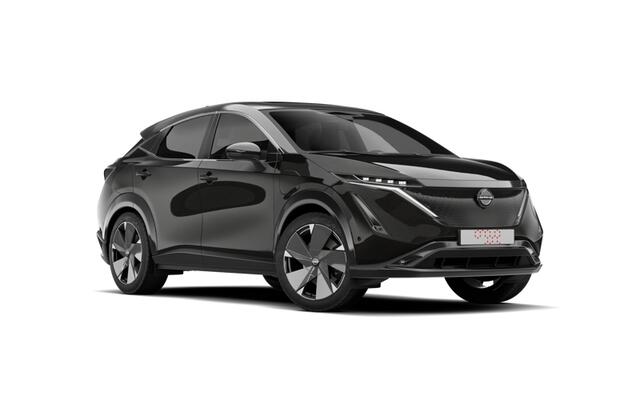 Nissan Ariya 63kWh Batterij 217 1AT Evolve + 20" Lichtmetalen velgen & aerocover + 22kW ingebouwde lader | 12.3" dubbel TFT-scherm | 19" lichtmetalen velgen + aerocover | 20" lichtmetalen velgen met aero cover