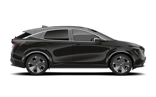 Nissan Ariya 63kWh Batterij 217 1AT Evolve + 20" Lichtmetalen velgen & aerocover + 22kW ingebouwde lader | 12.3" dubbel TFT-scherm | 19" lichtmetalen velgen + aerocover | 20" lichtmetalen velgen met aero cover