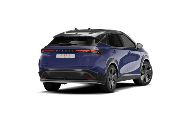 Nissan Ariya 63kWh Batterij 217 1AT Evolve + 20" Lichtmetalen velgen & aerocover + 22kW ingebouwde lader | 12.3" dubbel TFT-scherm | 19" lichtmetalen velgen + aerocover | 20" lichtmetalen velgen met aero cover