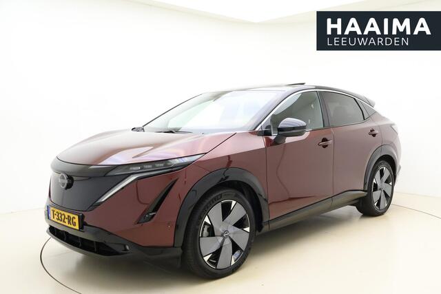 Nissan Ariya Evolve 91 kWh | Navigatie | Elektrisch Schuif/kanteldak| Camera | Keyless | Stoel & Stuurverwarming | Climate control | Voorruitverwarming | Lichtmetalen velgen
