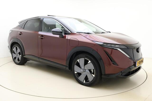 Nissan Ariya Evolve 91 kWh | Navigatie | Elektrisch Schuif/kanteldak| Camera | Keyless | Stoel & Stuurverwarming | Climate control | Voorruitverwarming | Lichtmetalen velgen