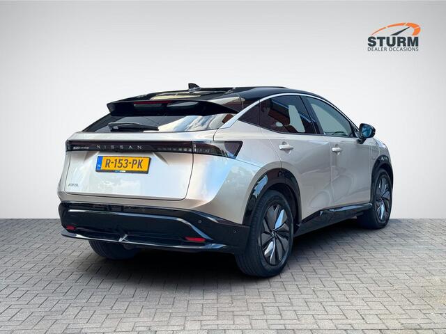 Nissan Ariya Evolve 91 kWh NL-Auto + 1e Eigenaar! | Panoramadak | Stoelverwarming + -ventilatie | BOSE Audio | Geheugenstoel | Head-Up Display | Rijklaarprijs!