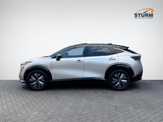 Nissan Ariya Evolve 91 kWh NL-Auto + 1e Eigenaar! | Panoramadak | Stoelverwarming + -ventilatie | BOSE Audio | Geheugenstoel | Head-Up Display | Rijklaarprijs!