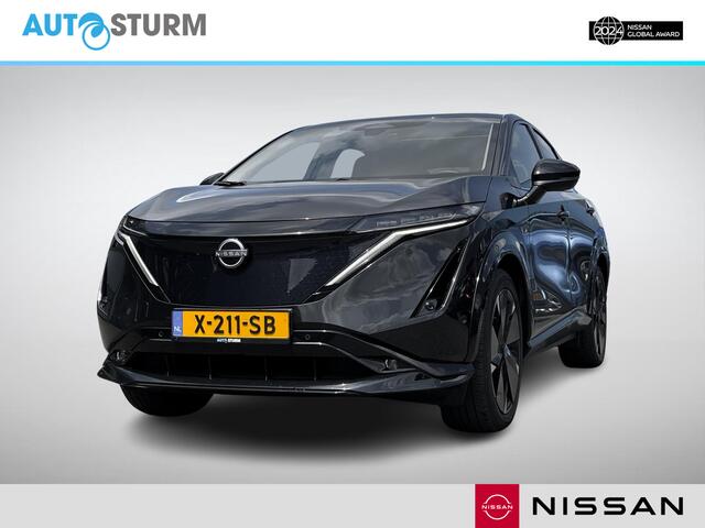 Nissan Ariya e-4ORCE Evolve+ 91 kWh 394pk *UNIEKE AUTO* | Panoramadak | Sport Interieur | 20'' Velgen | Stuur- + Stoelverwarming | Rijklaarprijs!