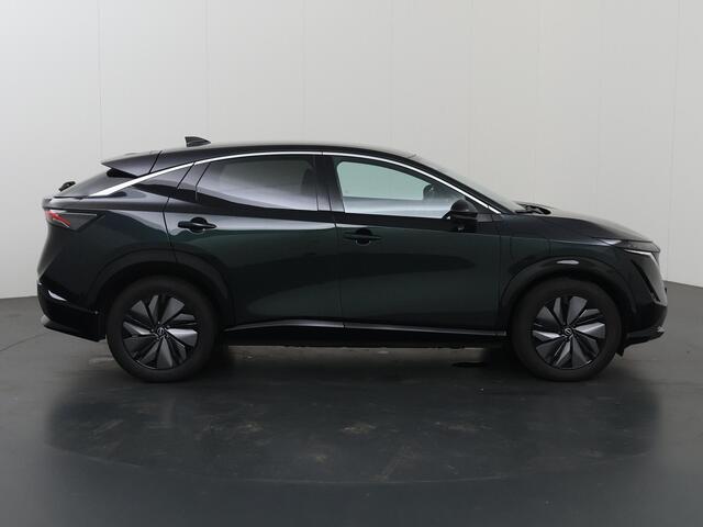 Nissan Ariya Advance 91 kWh | SOH 98% | Ele.verstelbare stoelen | Digitaal Dashboard | Navigatie | 360 Camera | LED | DAB | Apple CarPlay/ Android Auto | Rijassistent-Systeem | Ele. achterklep | Adaptieve Cruise Control |