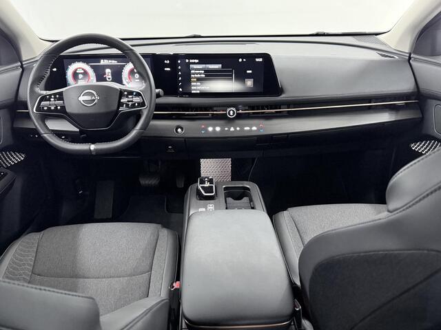 Nissan Ariya Advance 91 kWh | SOH 98% | Ele.verstelbare stoelen | Digitaal Dashboard | Navigatie | 360 Camera | LED | DAB | Apple CarPlay/ Android Auto | Rijassistent-Systeem | Ele. achterklep | Adaptieve Cruise Control |