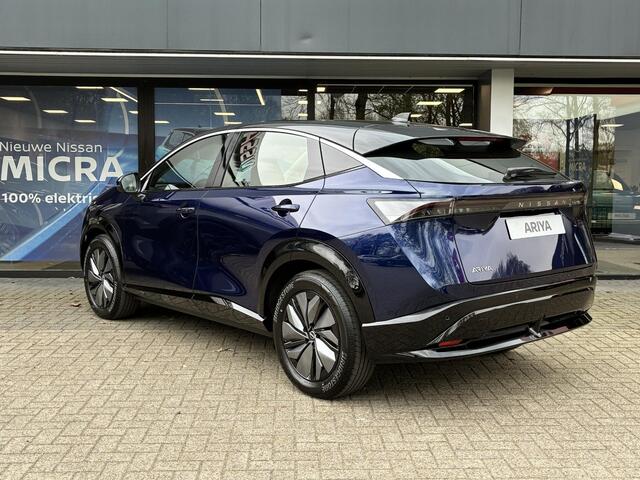 Nissan Ariya Limited Edition 91 kWh NIEUW UIT VOORRAAD LEVERBAAR | Parkeersensoren voor- en achter | Adaptieve Cruise Control | Navigatiesysteem | Warmtepomp | Apple CarPlay & Android Auto | Achteruitrijcamera | Fabrieksgarantie
