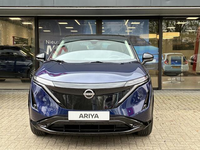 Nissan Ariya Limited Edition 91 kWh NIEUW UIT VOORRAAD LEVERBAAR | Parkeersensoren voor- en achter | Adaptieve Cruise Control | Navigatiesysteem | Warmtepomp | Apple CarPlay & Android Auto | Achteruitrijcamera | Fabrieksgarantie